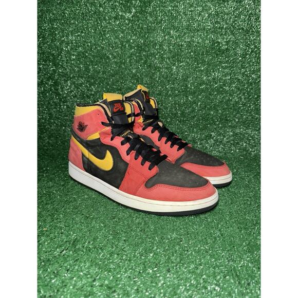 Nike Air Jordan 1 Zoom Comfort High Chile Red Men’s Size 12 CT0978-006 - Picture 2 of 9